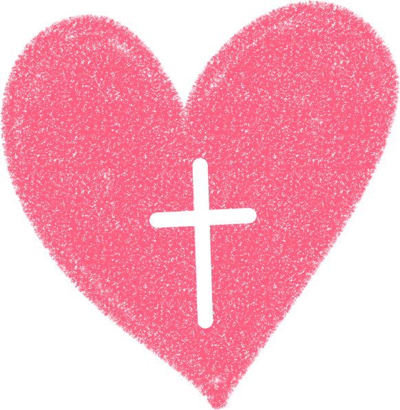 Heart with cross